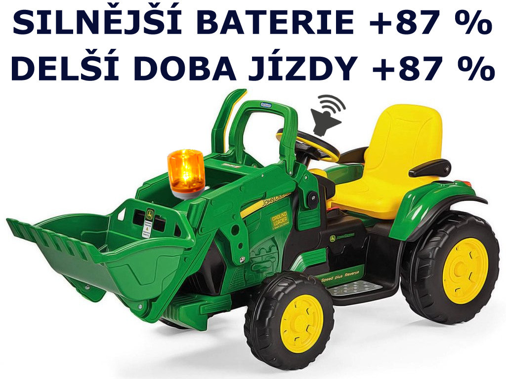 Peg Perego JD Ground Loader LE+ 330W 187Wh